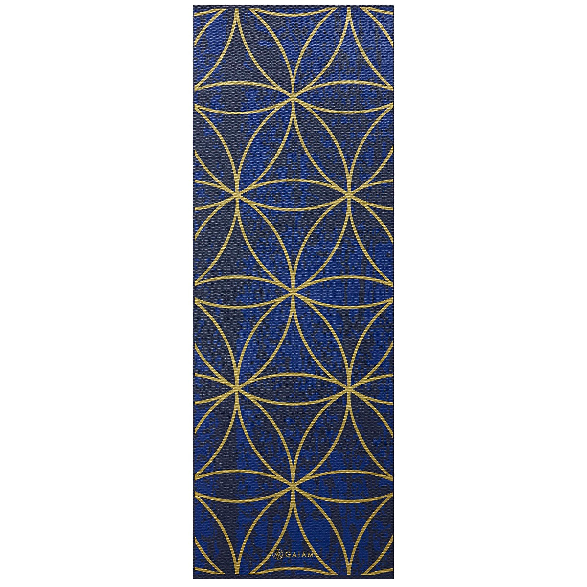 Gaiam Reversible Yogamat - 6 mm - Metallic Sun & Moon