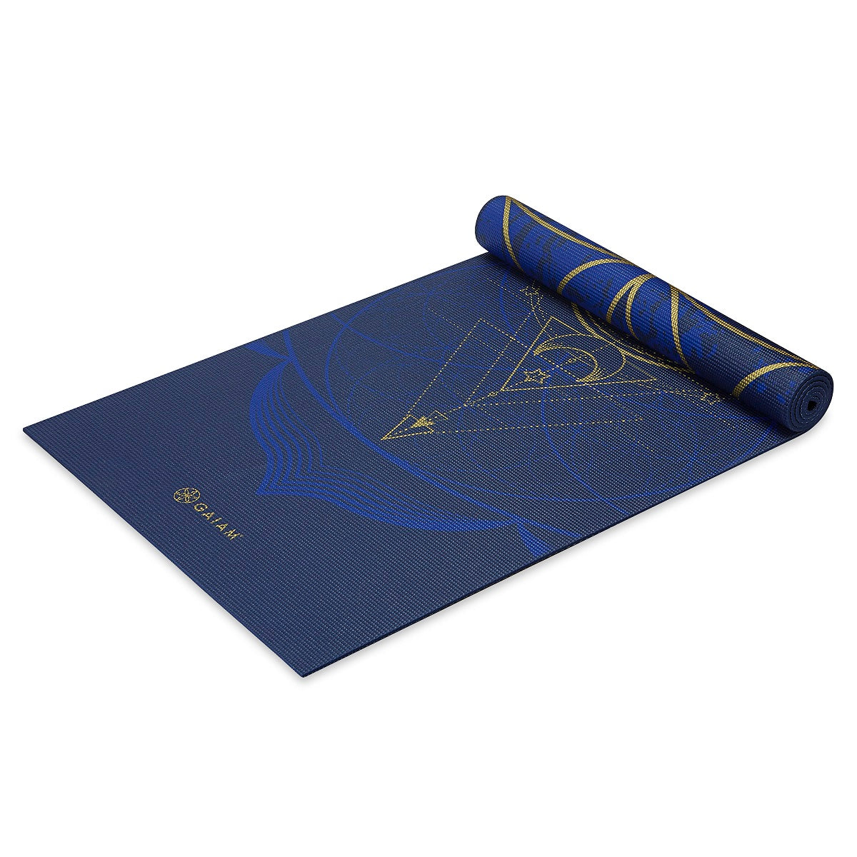 Gaiam Reversible Yogamat - 6 mm - Metallic Sun & Moon