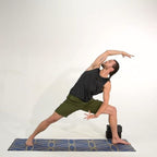 Gaiam Reversible Yogamat - 6 mm - Metallic Sun & Moon