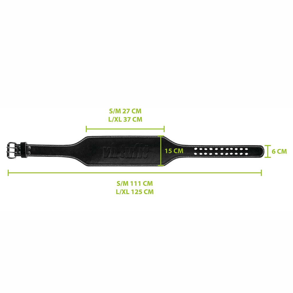 VirtuFit Leren Lifting Belt Pro - Lederen Halterriem