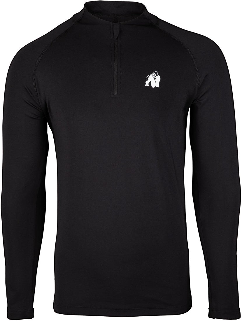 Gorilla Wear Hamilton Hybrid Longsleeve - Zwart