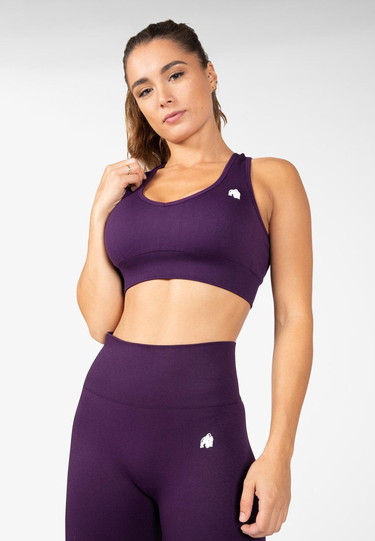Gorilla Wear Neiro Seamless Sportbeha - Paars