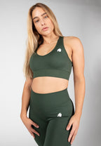 Gorilla Wear Neiro Seamless Sportbeha - Legergroen