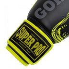 Super Pro Kids Bokshandschoenen Gorilla - Zwart/Geel