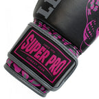 Super Pro Kids Bokshandschoenen Leopard - Zwart/Roze