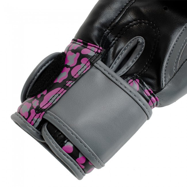 Super Pro Kids Bokshandschoenen Leopard - Zwart/Roze