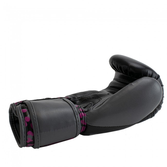 Super Pro Kids Bokshandschoenen Leopard - Zwart/Roze