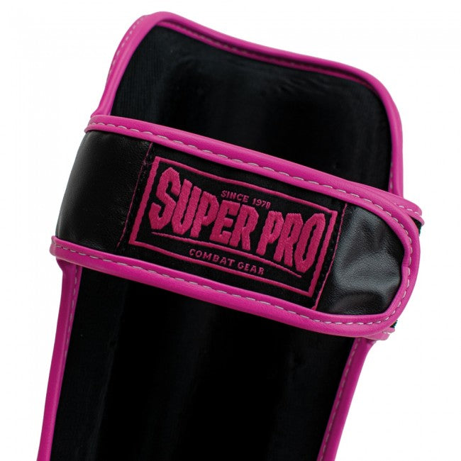 Super Pro Kids Scheenbeschermers Leopard - Zwart/Roze