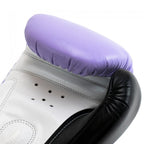 Super Pro Combat Gear Enforcer Lederen (Thai)Bokshandschoenen - Lila/Wit