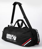 Gorilla Wear Norris Hybride Sporttas/Rugtas - Zwart