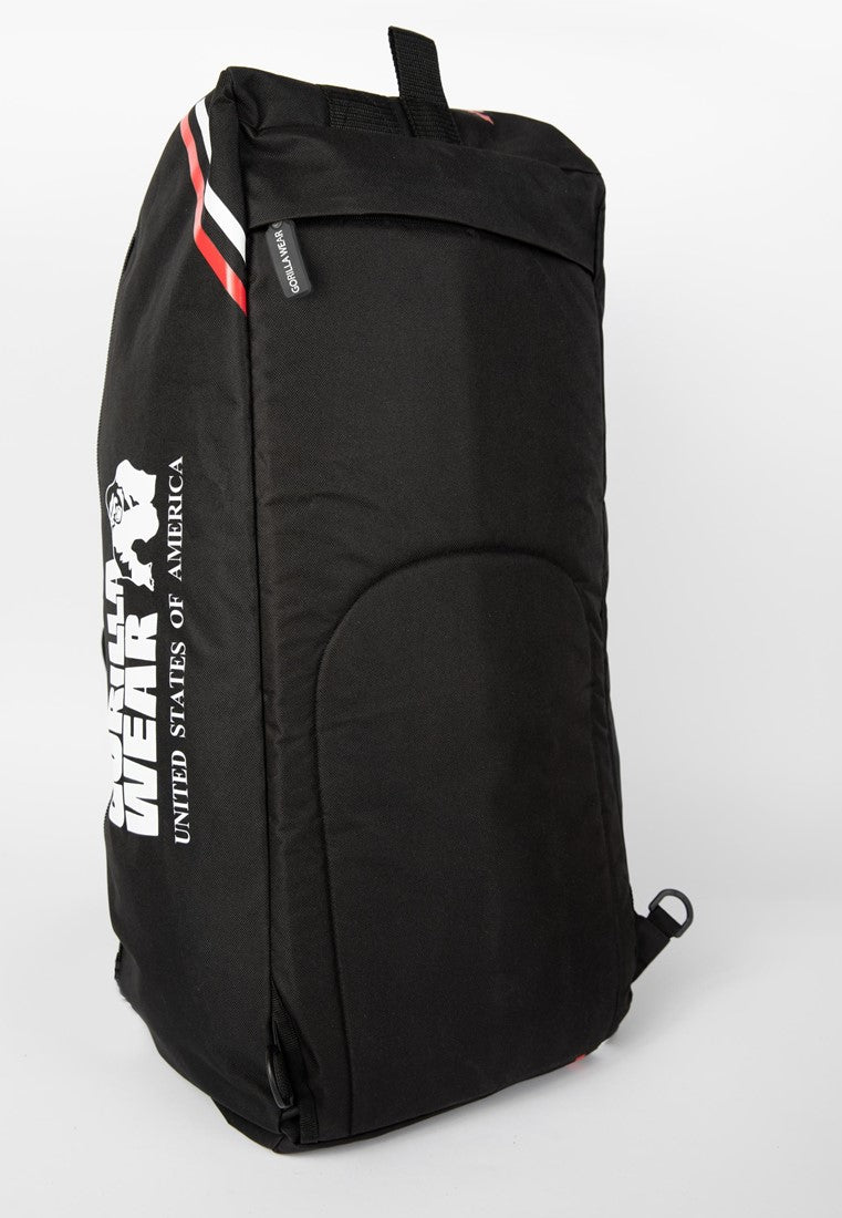 Gorilla Wear Norris Hybride Sporttas/Rugtas - Zwart