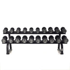 Muscle Power Ronde Rubber Dumbbell Set - 8 x 32,5-40 kg