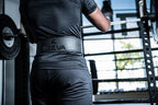 Reeva Halterriem - Leren Lifting Belt - Zwart