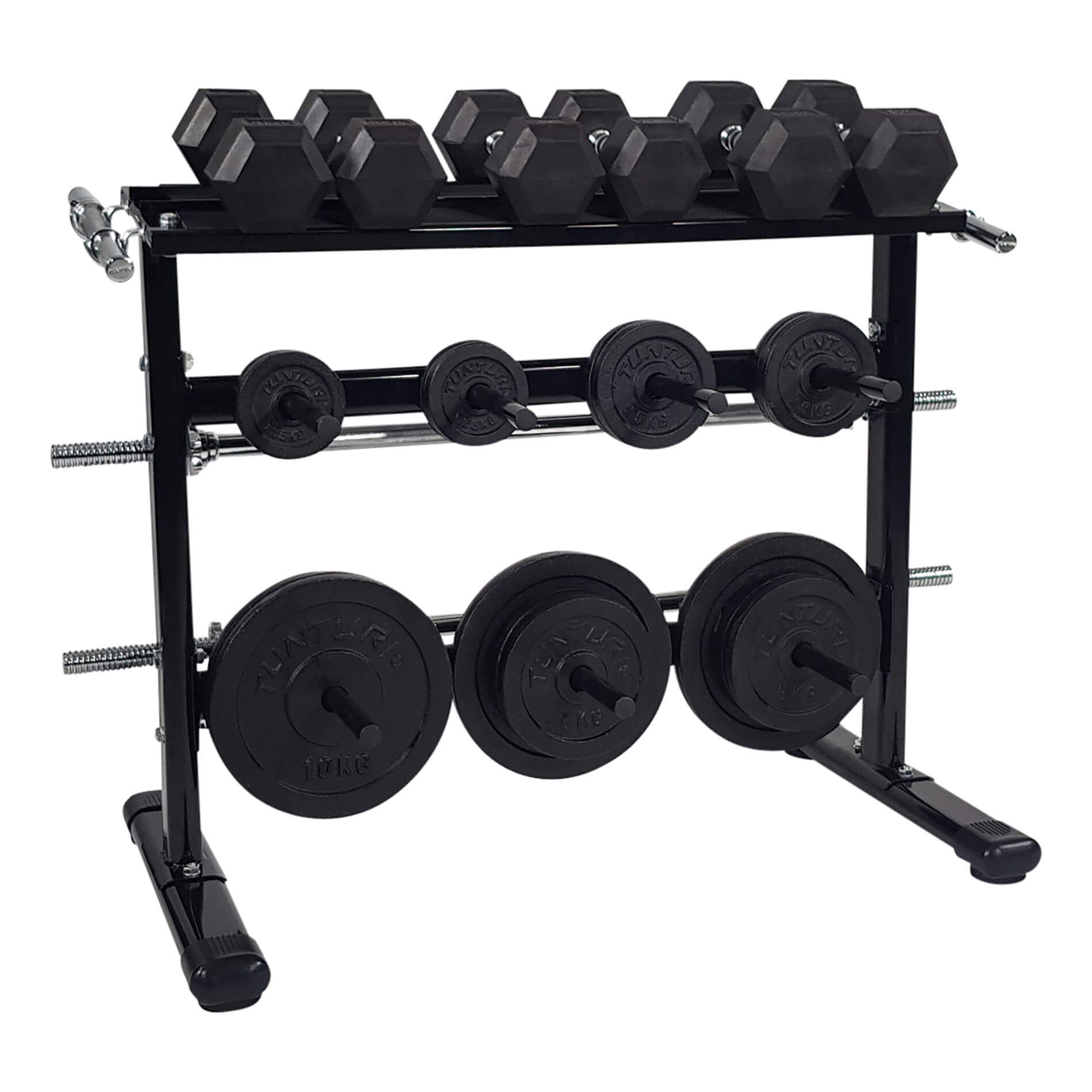 Tunturi Opbergrek - voor Dumbbells / Halterschijven / Halterstangen