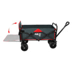 NILS Camp Opvouwbare Bolderkar - Antraciet - 160L
