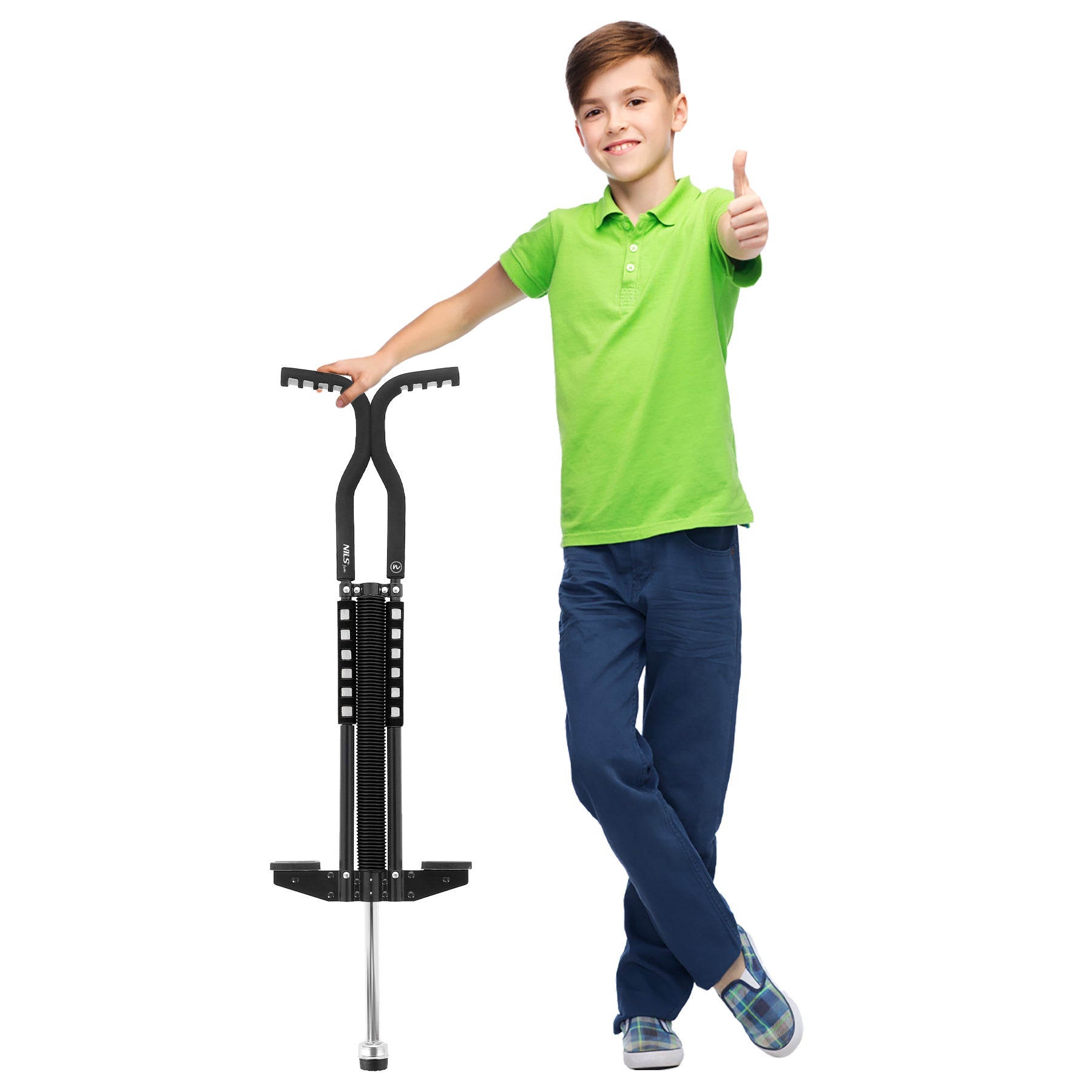 NILS Fun Jump Stick - Springstok - Zwart