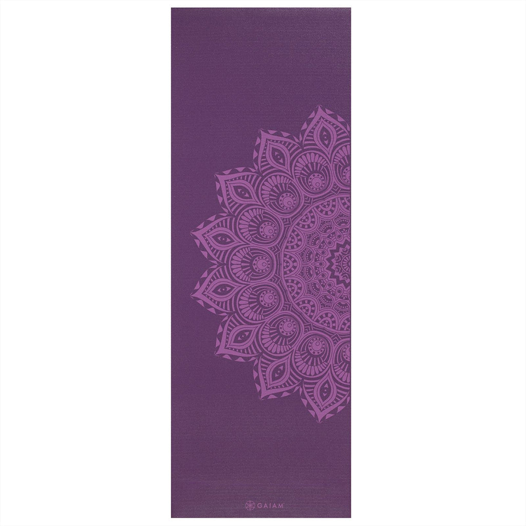 Gaiam Yogamat  - 6 mm - Purple Mandala