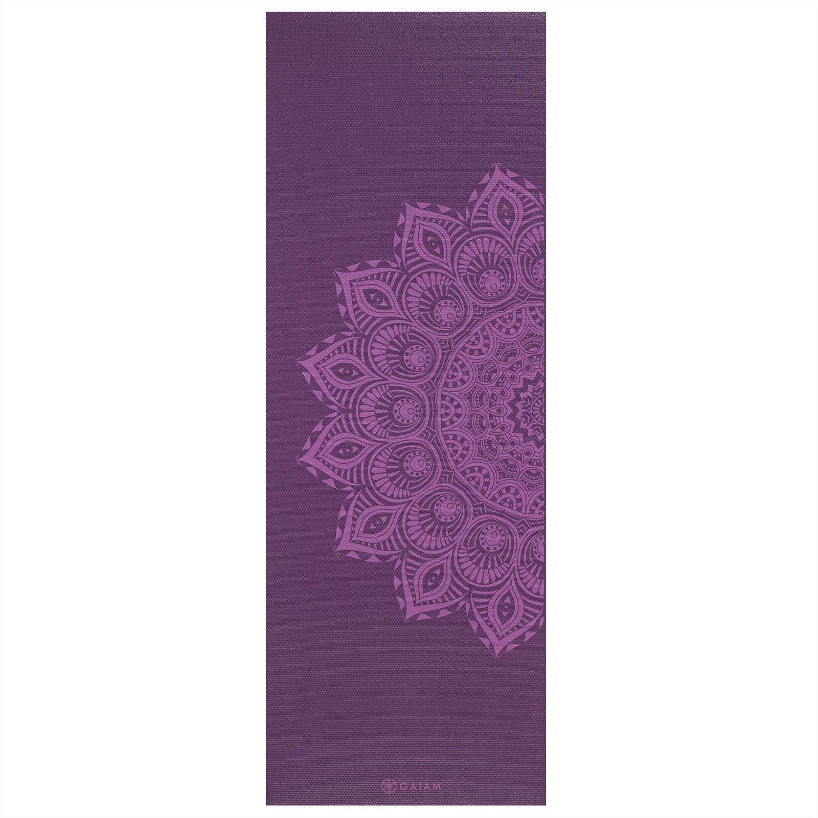 Gaiam Yogamat  - 6 mm - Purple Mandala