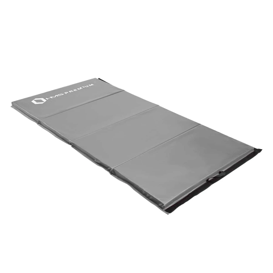 HMS Premium Opvouwbare Fitness Mat - Grijs