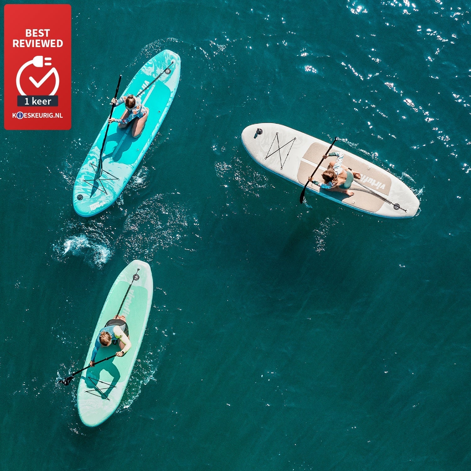 VirtuFit Supboard Ocean 275 - Zwart - Met accessoires en draagtas - Tweedekans