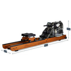 Fluid Rower Apollo Pro V Roeitrainer - Donker Eiken