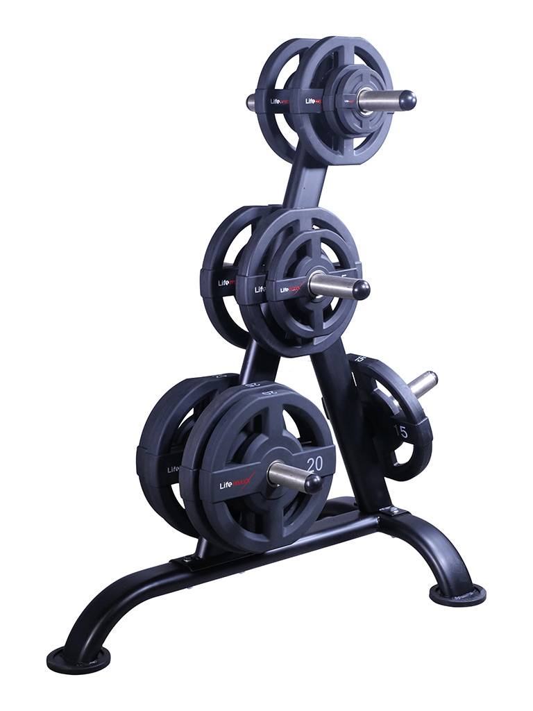 Lifemaxx LMX1030W Weightplate Rack - Halterschijf Opbergrek - 50 mm