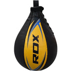 RDX Sports Speedbal met Swivel - Boksbal - Zwart/Geel