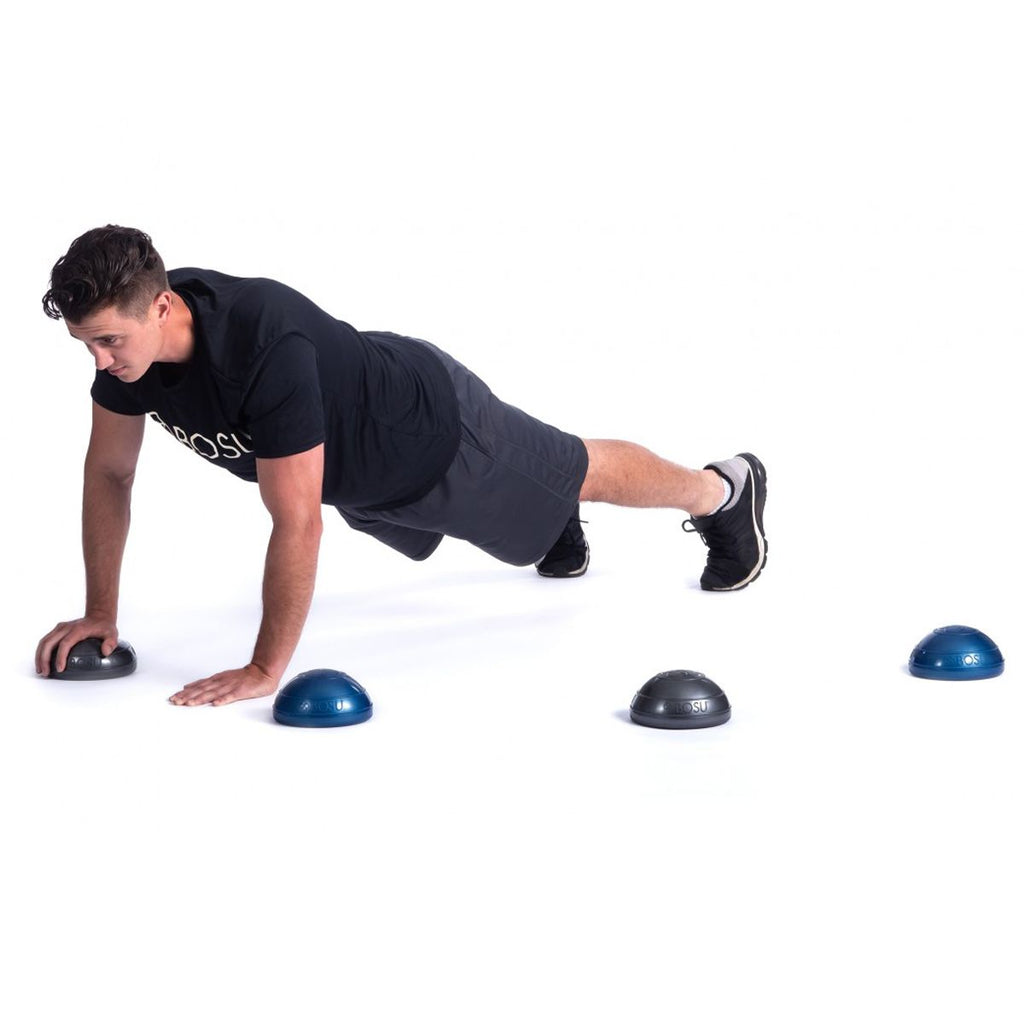 Bosu Balance Pods - Set van 4 - Grijs en Blauw