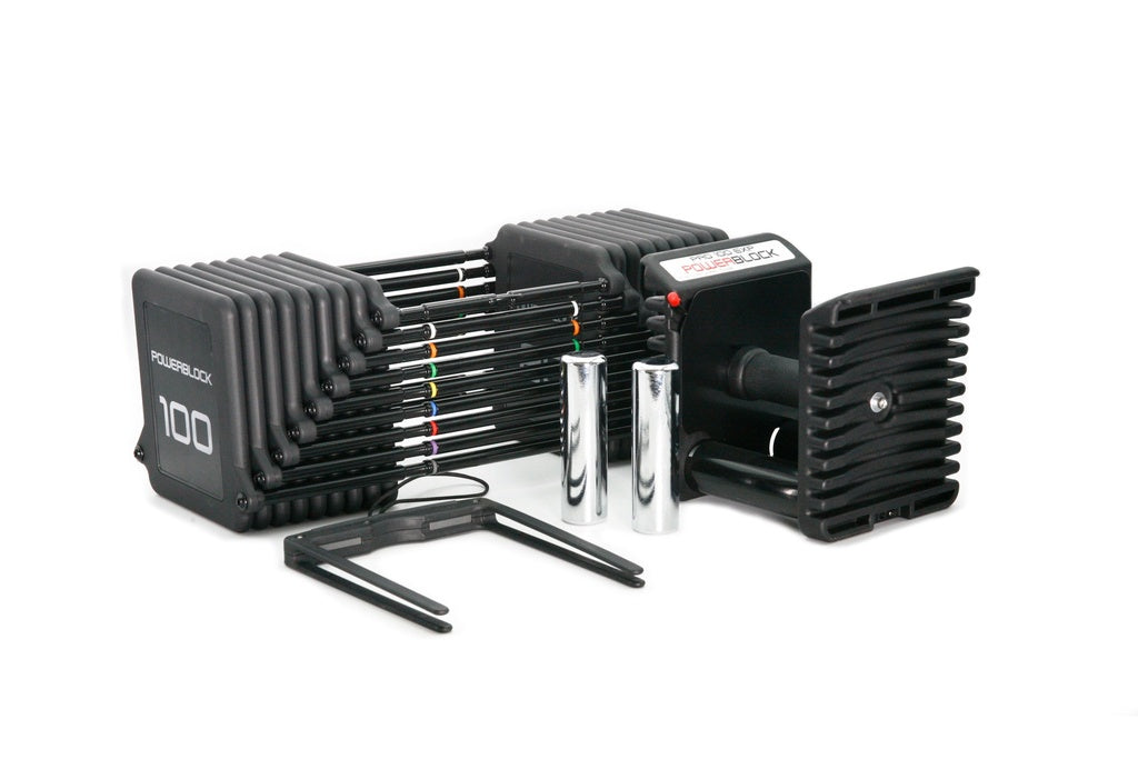 PowerBlock Verstelbare Dumbbell Set Pro 100 EXP Knurled - Stage 1