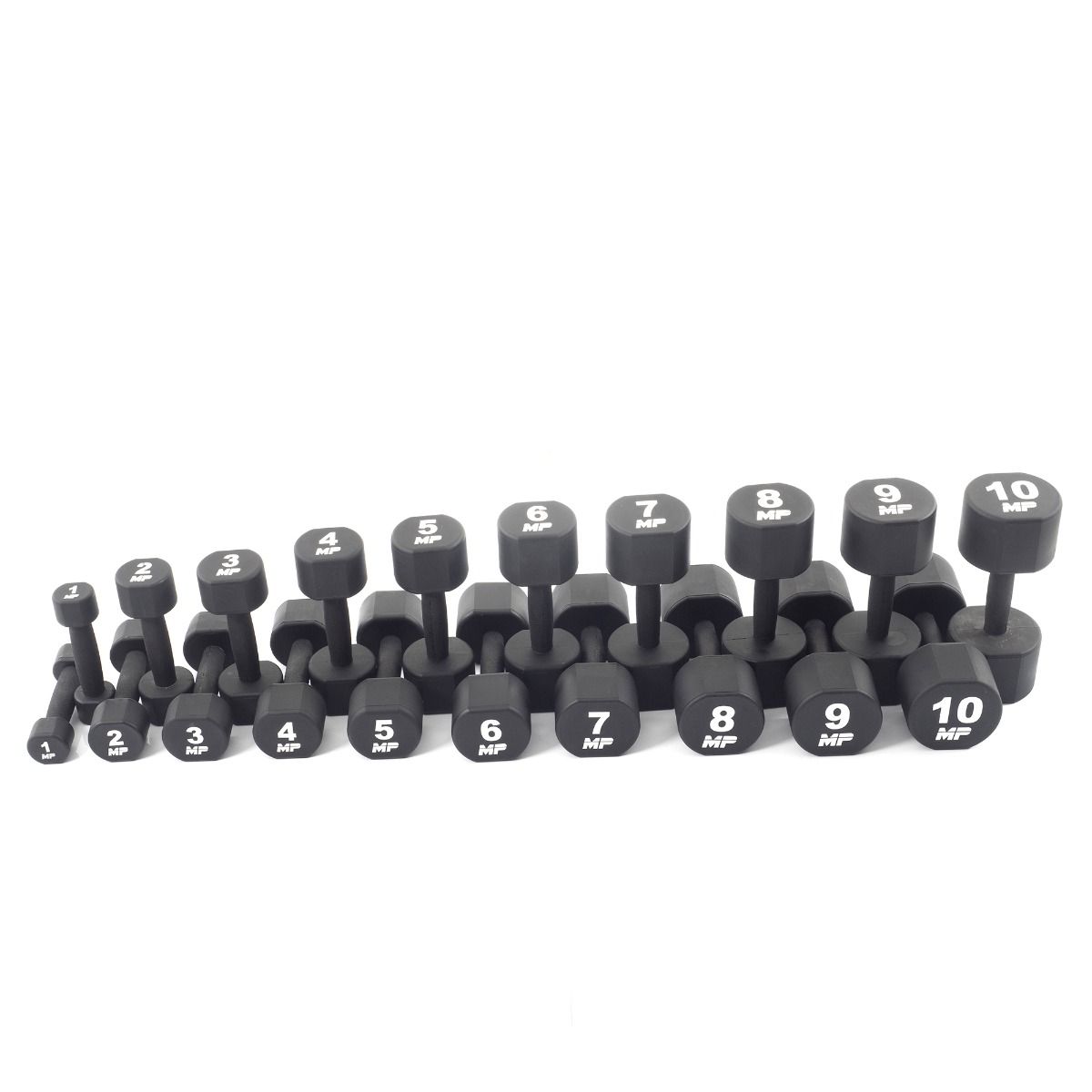 Muscle Power PU Dumbbell Set - 2 x 1 t/m 10 kg