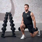 Centr Dumbbell Toren met 12-delige dumbbellset - 4 t/m 14 kg