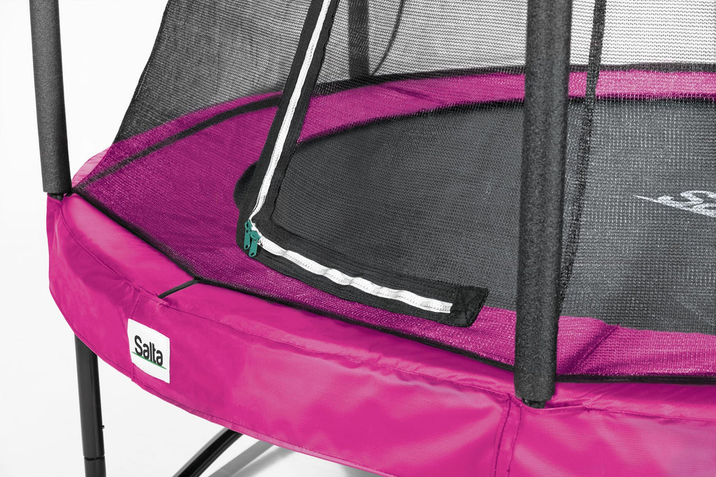 Salta Comfort Edition Trampoline met Veiligheidsnet - 213 cm - Roze