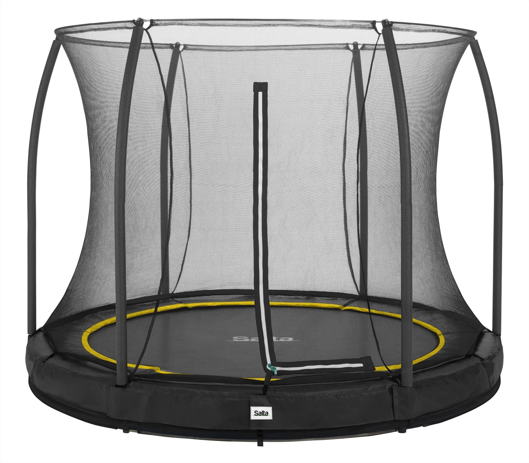 Salta Comfort Edition Ground Trampoline met Veiligheidsnet - 213 cm - Zwart