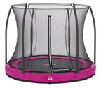 Salta Comfort Edition Ground Trampoline met Veiligheidsnet - 251 cm - Roze