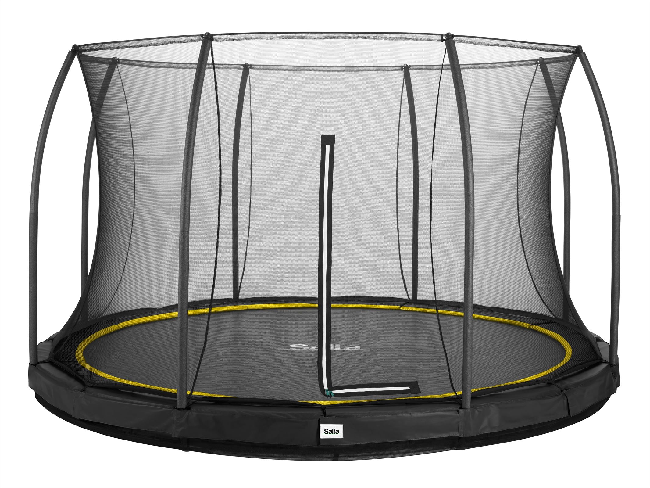Salta Comfort Edition Ground Trampoline met Veiligheidsnet - 366 cm - Zwart