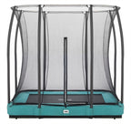 Salta Comfort Edition Ground Trampoline met Veiligheidsnet - 153 x 214 cm - Groen