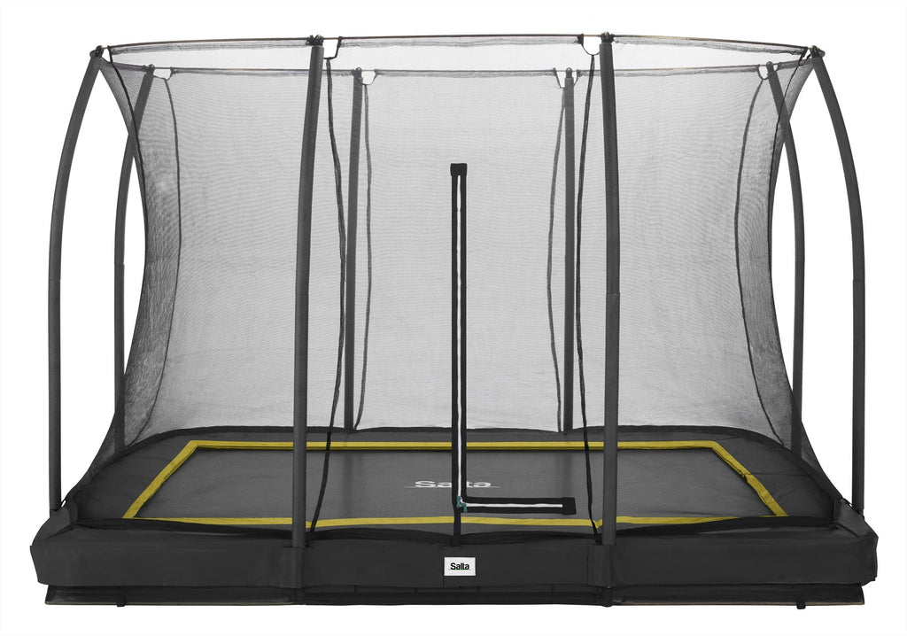 Salta Comfort Edition Ground Trampoline met Veiligheidsnet - 305 x 214 cm - Zwart