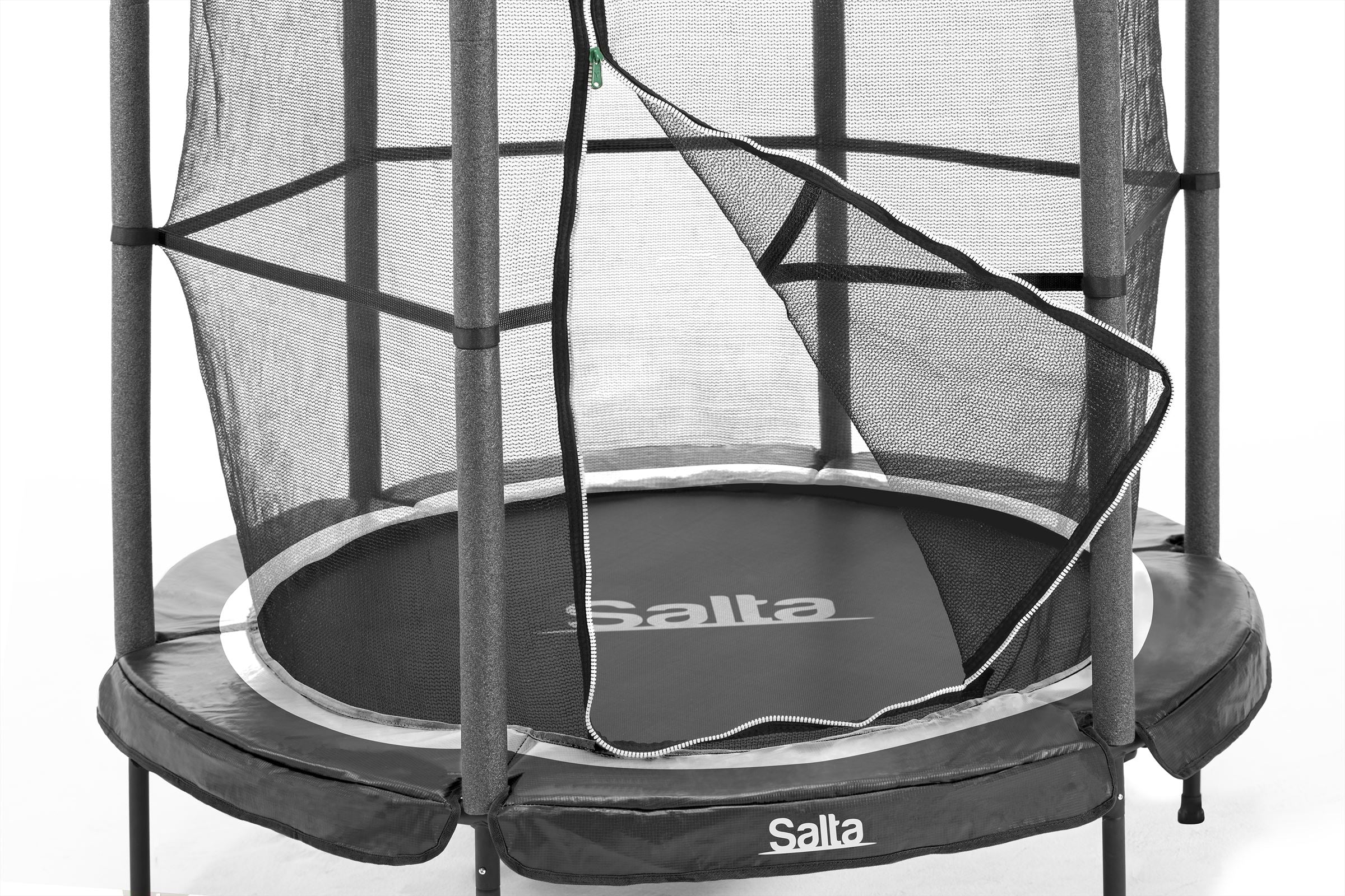 Salta Junior Trampoline met Veiligheidsnet - 140 cm - Zwart