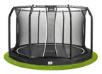 Salta Premium Ground Trampoline met Veiligheidsnet - 396 cm - Zwart