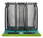 Salta Premium Ground Trampoline met Veiligheidsnet - 214 x 153 cm - Groen