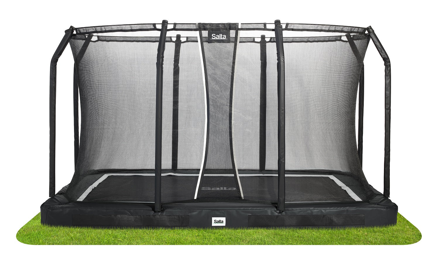 Salta Premium Ground Trampoline met Veiligheidsnet - 366 x 244 cm - Zwart