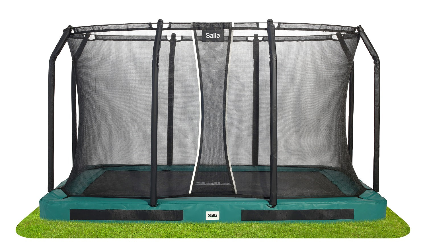 Salta Premium Ground Trampoline met Veiligheidsnet - 366 x 244 cm - Groen