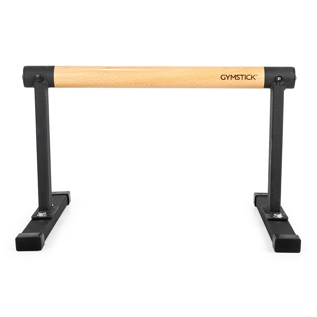 Gymstick Premium Parallettes - Opdruksteunen - Hout/Zwart