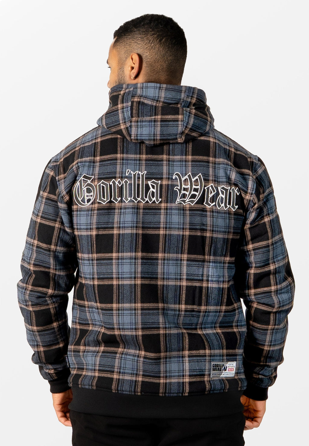 Gorilla Wear Kenton Jas - Zwart/Blauw