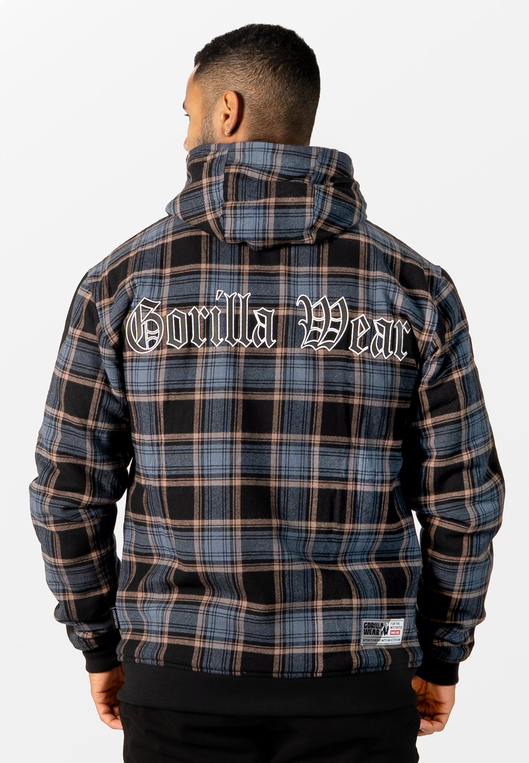 Gorilla Wear Kenton Jas - Zwart/Blauw