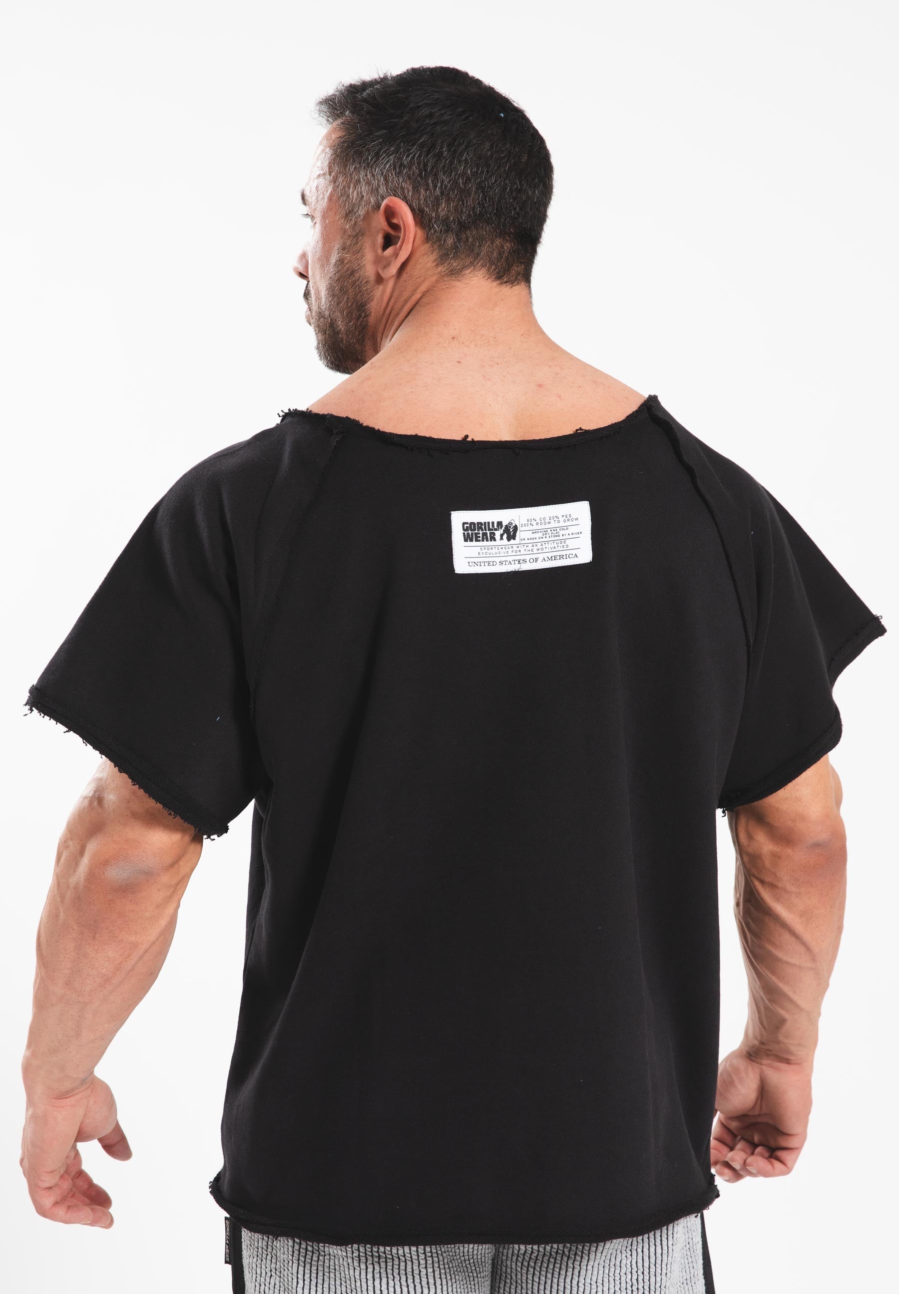Gorilla Wear Classic Work Out Top - Zwart/Goud