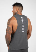 Gorilla Wear Lopez Drop Armhole Tank Top - Donkergrijs