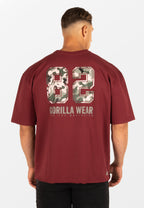 Gorilla Wear Callaway Oversized T-shirt - Bordeauxrood