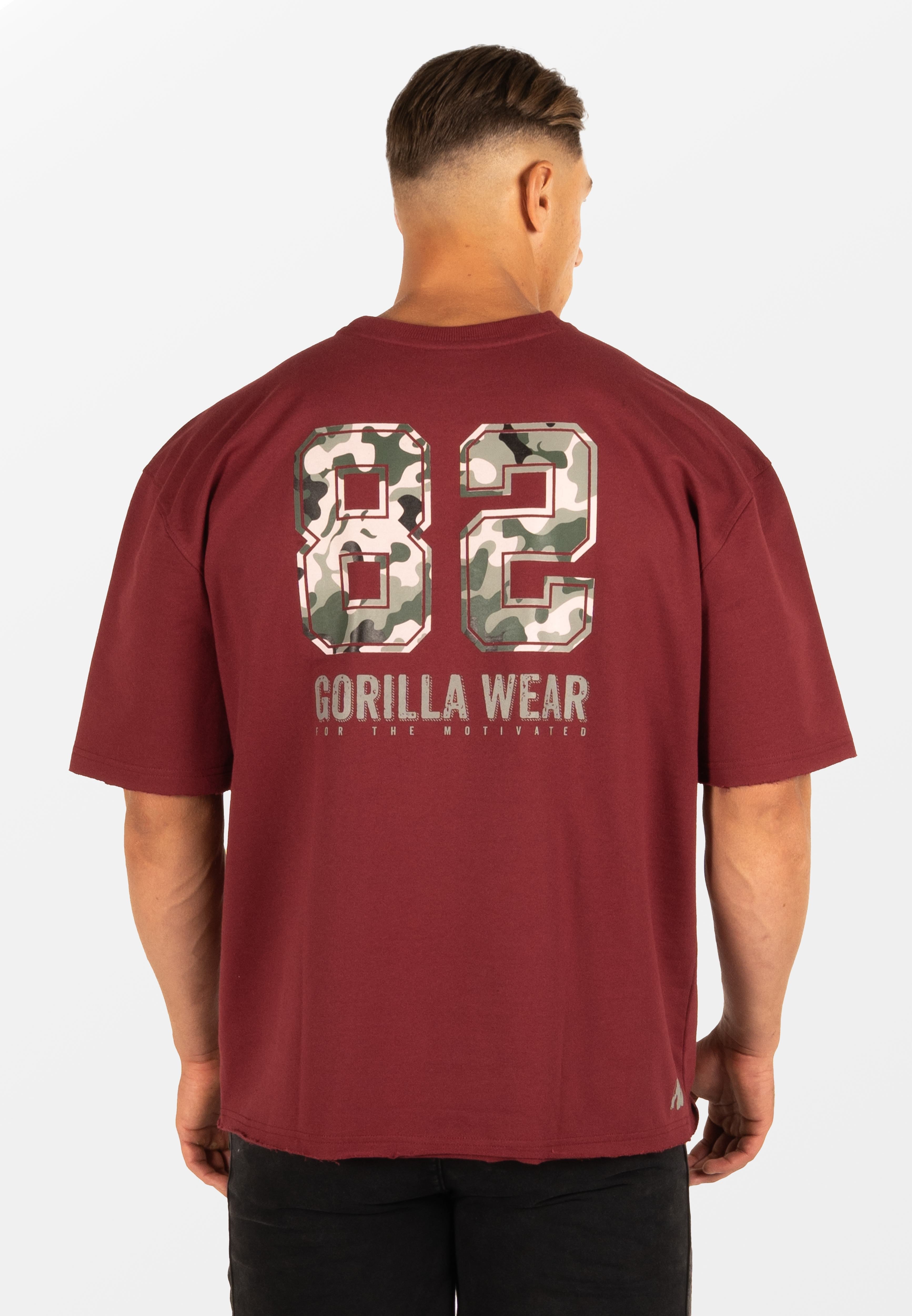 Gorilla Wear Callaway Oversized T-shirt - Bordeauxrood