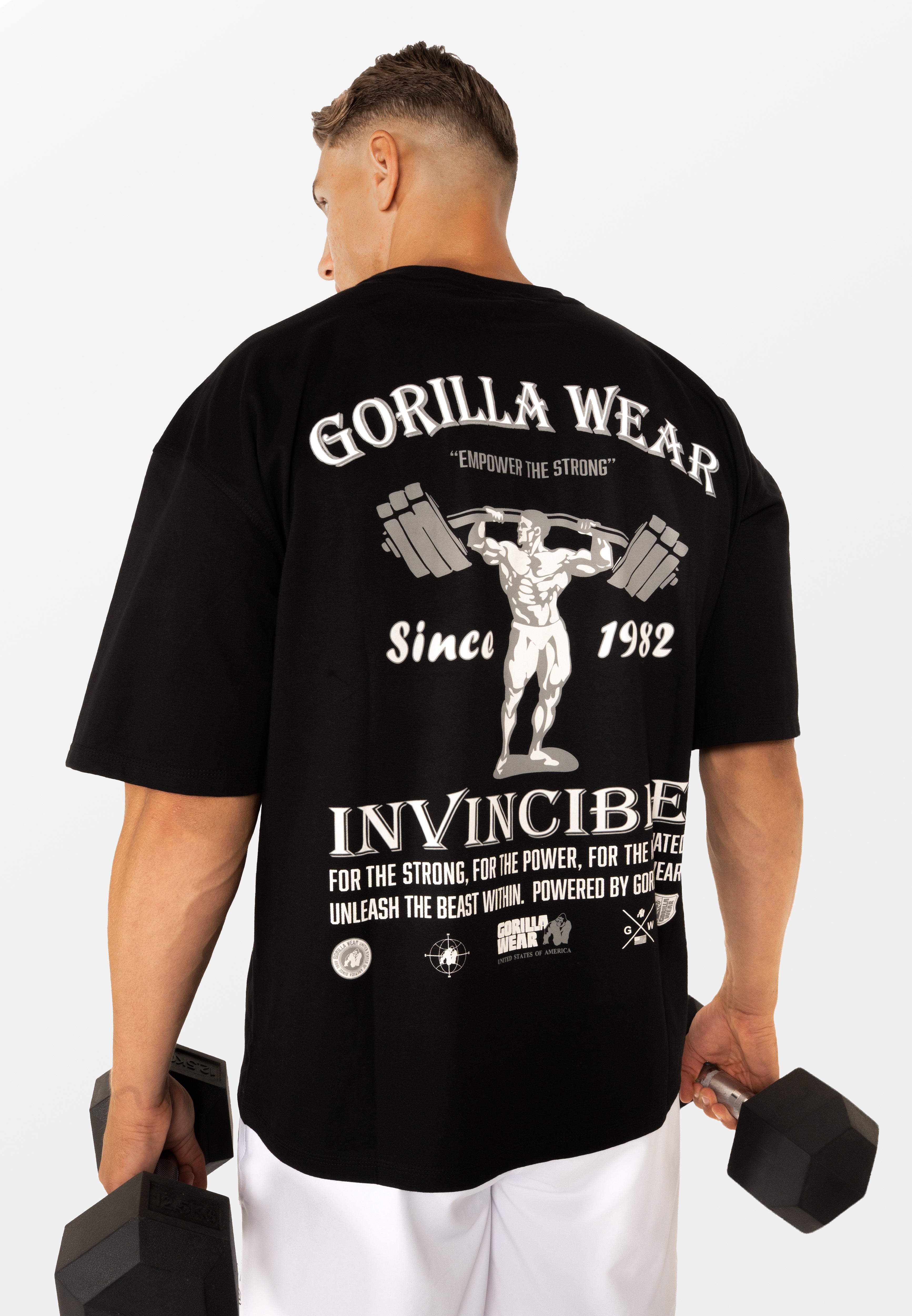 Gorilla Wear Kingston Oversized T-shirt - Zwart